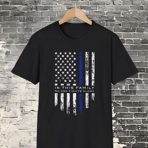 Thin Blue Line Flag T-Shirt